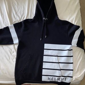 Helmet lang hoodie men size small great condition